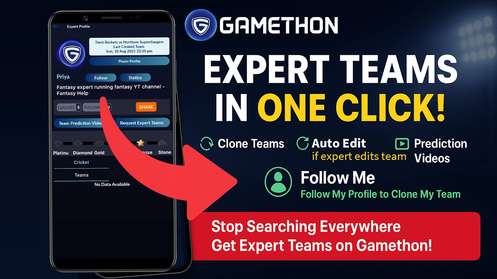 expert teams for today match prediction